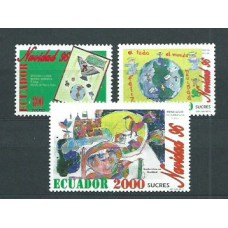 Ecuador - Correo 1996 Yvert 1375/7 ** Mnh Navidad