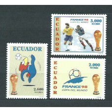 Ecuador - Correo 1998 Yvert 1405/7 ** Mnh Deportes. Fútbol