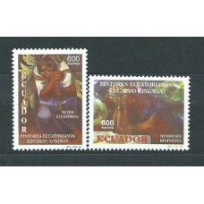 Ecuador - Correo 1998 Yvert 1428/9 ** Mnh Pinturas