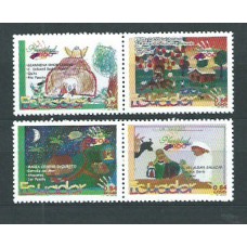 Ecuador - Correo 2000 Yvert 1515/18 ** Mnh Navidad