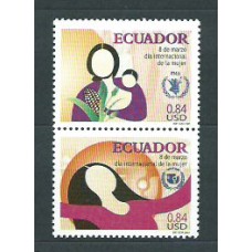 Ecuador - Correo 2001 Yvert 1536/7 ** Mnh