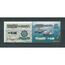 Ecuador - Correo 2001 Yvert 1590/1 ** Mnh Barcos