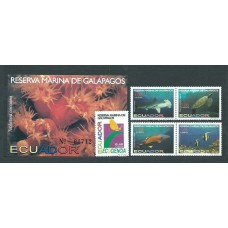 Ecuador - Correo 2003 Yvert 1740/4+Hb 123 ** Mnh Fauna.