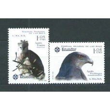 Ecuador - Correo 2003 Yvert 1753/4 ** Mnh Fauna. Aves