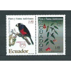 Ecuador - Correo 2003 Yvert 1769/70 ** Mnh Upaep. Fauna. Aves