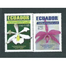 Ecuador - Correo 2004 Yvert 1803/4 ** Mnh Flores. Orquideas