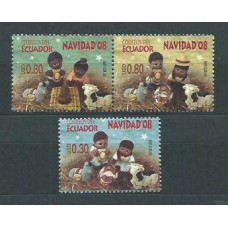 Ecuador - Correo 2008 Yvert 2114/6 ** Mnh Navidad