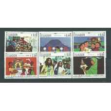 Ecuador - Correo 1967 Yvert 794A/E+A,494A ** Mnh Navidad