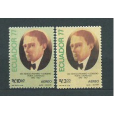 Ecuador - Aereo Yvert 647/8 ** Mnh Personaje