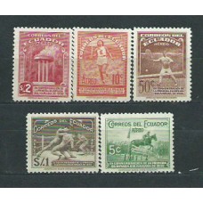 Ecuador - Aereo Yvert 67/71 ** Mnh Deportes