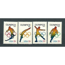 Estados Unidos - Correo 1976 Yvert 1140/3 ** Mnh cortados Deportes