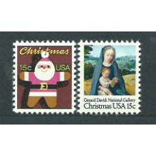 Estados Unidos - Correo 1979 Yvert 1259/60 ** Mnh Navidad