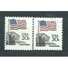 Estados Unidos - Correo 1981 Yvert 1372/2a ** Mnh Bandera