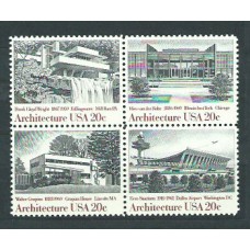 Estados Unidos - Correo 1982 Yvert 1450/3 ** Mnh Arquitectura