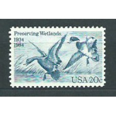 Estados Unidos - Correo 1984 Yvert 1539 ** Mnh Fauna.Aves