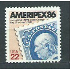 Estados Unidos - Correo 1985 Yvert 1587 ** Mnh Exposición Filatelica