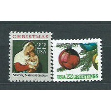 Estados Unidos - Correo 1987 Yvert 1793/4 ** Mnh Navidad