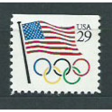 Estados Unidos - Correo 1991 Yvert 1940 ** Mnh Bandera. Deportes