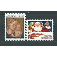 Estados Unidos - Correo 1991 Yvert 1993/4 ** Mnh Navidad