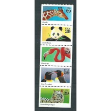 Estados Unidos - Correo 1992 Yvert 2115/19 ** Mnh Fauna