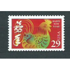 Estados Unidos - Correo 1992 Yvert 2129 ** Mnh Año Chines del Gallo