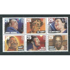 Estados Unidos - Correo 1994 Yvert 2272/79 ** Mnh Música