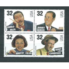 Estados Unidos - Correo 1996 Yvert 2543/6 ** Mnh Personajes