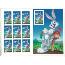 Estados Unidos - Correo 1997 Yvert 2605 Carnet ** Mnh Dibujos Animados. Bugs Bunny