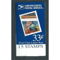 Estados Unidos - Correo 1999 Yvert 2926 Carnet ** Mnh Trenes