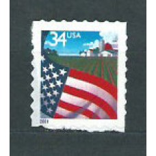 Estados Unidos - Correo 2001 Yvert 3185 ** Mnh Bandera