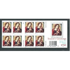 Estados Unidos - Correo 2003 Yvert 3524 Carnet ** Mnh Navidad