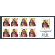 Estados Unidos - Correo 2004 Yvert 3601 Carnet ** Mnh Navidad