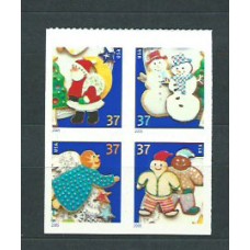 Estados Unidos - Correo 2005 Yvert 3724/27 ** Mnh Navidad