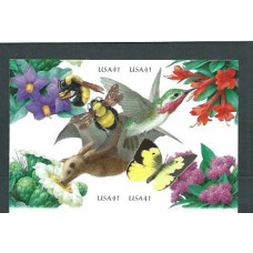 Estados Unidos Correo 2007 Yvert 3935/8 ** Mnh Flores. Fauna