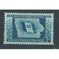 Estados Unidos - Correo 1946 Yvert 494 ** Mnh Bandera