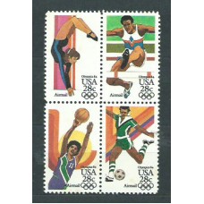 Estados Unidos - Aereo Yvert 99/102 ** Mnh Deportes