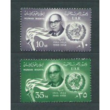 Egipto - Correo 1958 Yvert 438/39 ** Mnh  Mahmoud Azmy