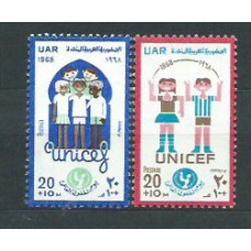 Egipto - Correo 1968 Yvert 734/5 ** Mnh  UNICEF