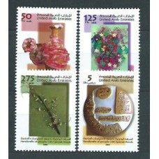 Emiratos Arabes - Correo 2004 Yvert 734/7 ** Mnh Arte