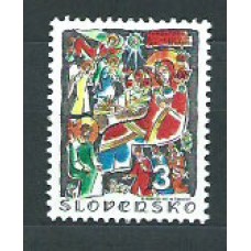 Eslovaquia - Correo 1997 Yvert 255 ** Mnh Navidad