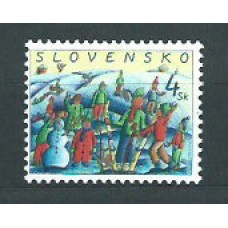 Eslovaquia - Correo 1999 Yvert 307 ** Mnh Navidad