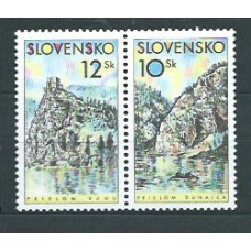 Eslovaquia - Correo 1999 Yvert 312/3 ** Mnh Paisajes