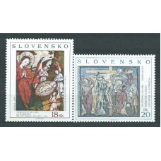 Eslovaquia - Correo 2000 Yvert 332/3 ** Mnh Pintura