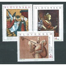 Eslovaquia - Correo 2003 Yvert 406/8 ** Mnh Pintura