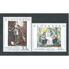 Eslovaquia - Correo 2007 Yvert 493/4 ** Mnh Pintura