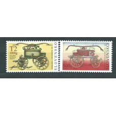 Eslovaquia - Correo 2008 Yvert 504/5 ** Mnh Coches de bomberos