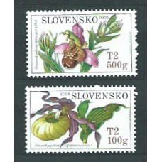 Eslovaquia - Correo 2008 Yvert 514/5 ** Mnh Flores