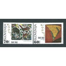 Eslovenia - Correo 1995 Yvert 117/8 ** Mnh Pinturas