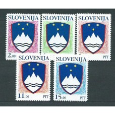 Eslovenia - Correo 1992 Yvert 13/7 ** Mnh Escudos