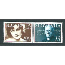 Eslovenia - Correo 1996 Yvert 132/3 Personajes ** Mnh